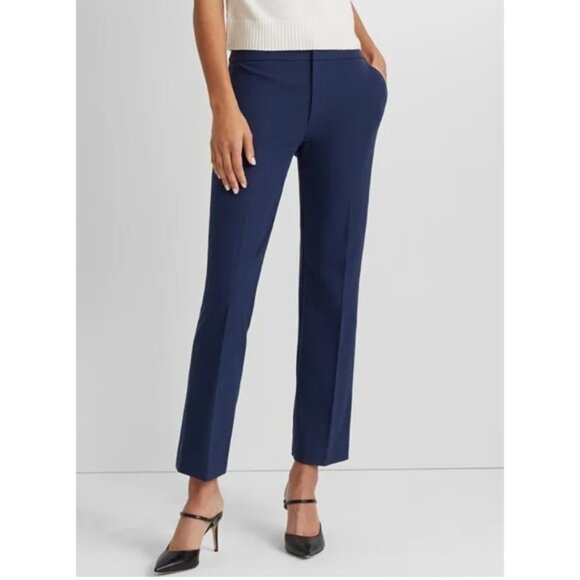 Club Monaco Classic Trouser 29" / Size 4 / Navy Blue Straight Work Career Pants - Picture 1 of 6